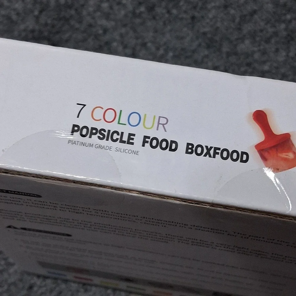 Brand New Silicone BPA Free Ice‎ Pop Mold 7 Colour by JBYAMUS